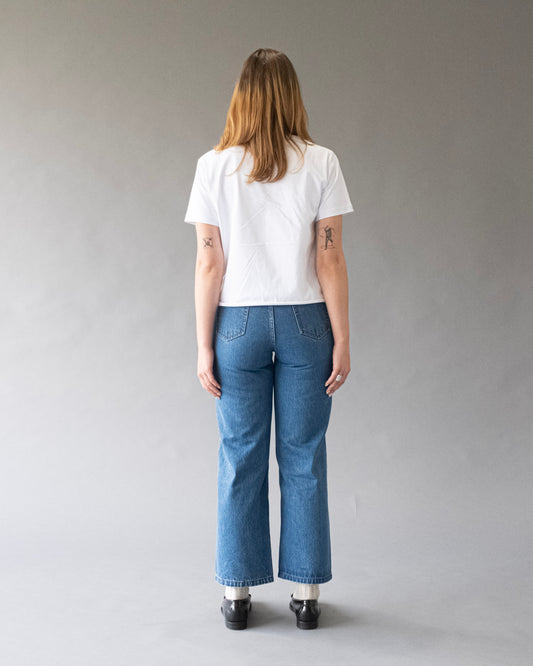 Pre Order - Stone Washed Denim Jeans