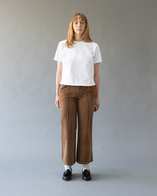 Pre Order - Pleated Denim Jeans