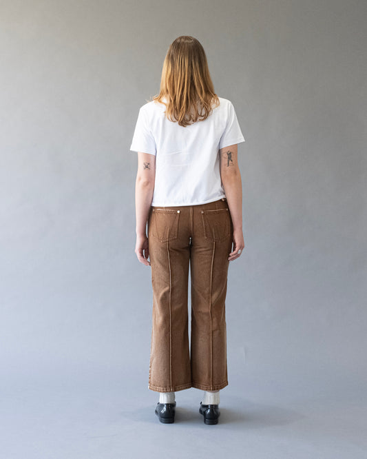 Pre Order - Pleated Denim Jeans