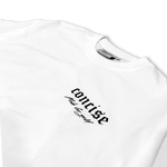 arched logo oversized shirt white.